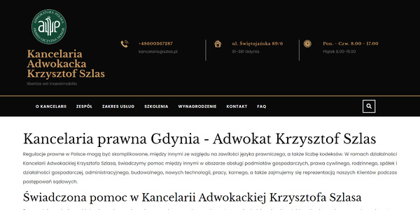 Kancelaria Adwokacka Krzysztof Szlas