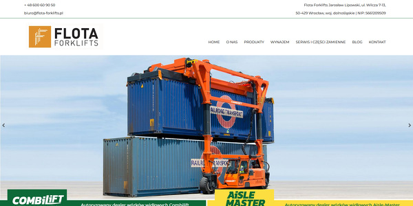 Flota Forklift Jarosław Lipowski