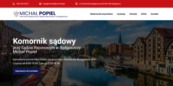 Komornik sądowy Michał Popiel